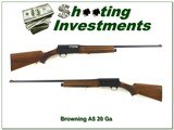 Browning A5 1970 Belgium made 20 Ga 28in Modified - 1 of 4