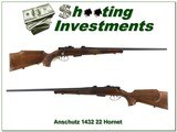 Anschutz 1432 with custom 22 Hornet barrel Double Set Triggers - 1 of 4