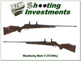 Weatherby LH Mark V Euromark in 378 Wthy Mag