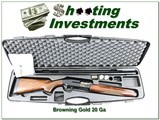 Browning Belgium made Gold Fusion 20 Ga in case - 1 of 4
