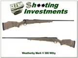 Weatherby Mark V Ultra Lightweight 300 Weatherby with factory break!