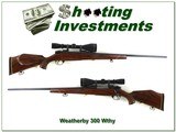 Weatherby Mark V LH Deluxe German 300 Wthy Leupold