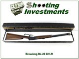 Browning BL-22 early all-steel 1978 made 22 LR Exc Cond in box - 1 of 4