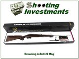 Browning A-Bolt in VERY hard to find 22 Magnum ANIB! - 1 of 4