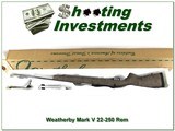 Weatherby Mark V Super Varmint Master in 22-250 Rem in box! - 1 of 4