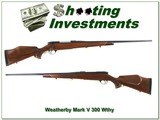 Weatherby Mark V Deluxe 300 Wthy Mag German made Exc Cond!