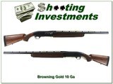 Browning Gold Very Hard to find Blued Walnut 10 Ga! - 1 of 4