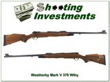 Weatherby Mark V Safari Grade Custom Shop 378 Wthy - 1 of 4