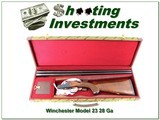 Winchester Model 23 Classic Golden Quail 28 Gauge in case!