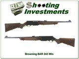 Browing BAR Mark II Lightweight in hard to find 243 Win - 1 of 4