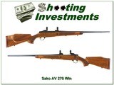 Sako AV RARE Left-handed Deluxe in 270 Win XX Wood