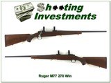 Ruger M77 Hawkeye Walnut Red Pad in 270 Win! - 1 of 4