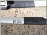 Weatherby Mark V Super Varmint Master single shot in RARE 220 Swift - 4 of 4