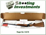 Ruger No.1 Limited Production 26in Cartesian Walnut unfired in box! - 1 of 4