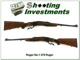 Ruger No.1 Limited Craig Boddington in 375 Ruger unfired! - 1 of 4