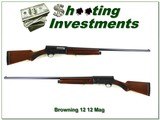 Browning A5 Magnum 12 1958 First Year Belgium collector!