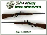 Ruger No.1 V Red pad 220 Swift! - 1 of 4