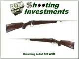 Browning A-Bolt II White Gold Medallion RARE 325 WSM