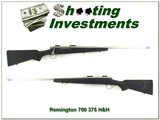 Remington 700 Stainless 375 H&H w/ Bell & Carlson stock! - 1 of 4