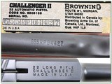 Browning Challenger II USA made 22 LR unfired in box! - 4 of 4