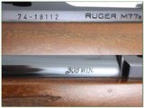 Ruger M77 Tang Safety Red Pad 308 Win varmint barrel! - 4 of 4