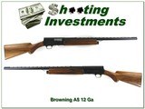 Browning A5 Light 12 65 Belgium blond unfired Vent Rib!