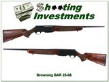 Browning BAR Safari II in very hard to find 25-06 Rem Exc Cond!