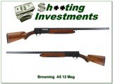 Browning A5 64 Belgium Magnum 12 Ga Exc Cond!