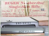 Ruger No.1 Tropical unfired in box 458 Win Red Pad! - 4 of 4