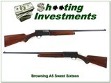 Browning A5 Sweet Sixteen 61 Belgium Exc Cond Collector! - 1 of 4
