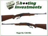 Ruger No.1 A Light Sportier in 243 Win! - 1 of 4