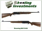 Browning BAR Grade II Belgium made 30-06 Exc Cond! - 1 of 4