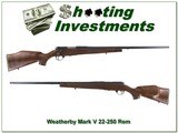 Weatherby Mark V Varmitmaster 22-250 Rem 26in! - 1 of 4