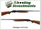 Remington 11-87 Premier 12 Ga 3in 28in VR Exc Cond