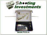 Beretta Model 76 22 LR Exc Cond in box - 1 of 4