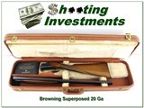 Browning Belgium Superposed Superlight 20 Gauge in case! - 1 of 4