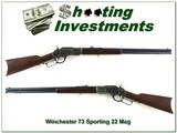 Uberti RARE Model 73 Sporting in 22 Magnum! - 1 of 4