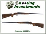 Browning BSS 20 Ga made in 1973 26in F and Mod Exc Cond!