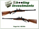 Ruger No.1 Tropical Red Pad 458 Win Exc Cond!