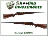 Browning A-Bolt Big Horn High Grade 270 Win! - 1 of 4