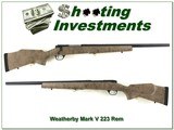 Weatherby Mark V TRR (Threat Response) in 223 Em - 1 of 4