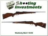 Weatherby Mark V Deluxe 30-06 9-Lug Custom Shop! - 1 of 4
