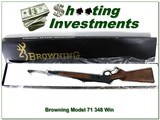 Browning Model 71 Carbine in 348 Win Unfired in box! - 1 of 4