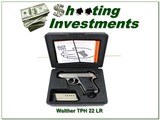 Walther TPH 22 LR Stainless unfired in case - 1 of 4