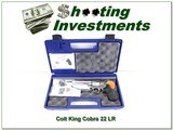Colt King Cobra 22 LR Stainless 10 shooter like new