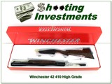Winchester Model 42 High Grade 410 bore ANIB!