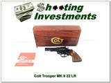 Colt Trooper MK III 4in 22LR unfired in box!