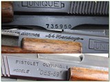 Unique DES 69 22 target pistol Exc Cond in case - 4 of 4