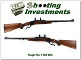 Ruger No.1 Tropical Red Pad 458 Win Exc Cond! - 1 of 4