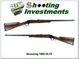 Browning Model 1885 45-70 Near New - 1 of 4